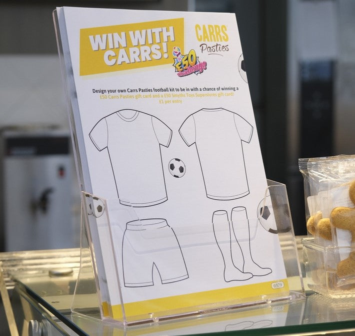 Carrs Pasties Football Kit Competition!